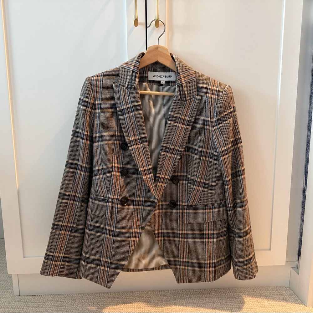 Veronica Beard Miller Dickey Jacket, Plaid - Picture 3 of 4